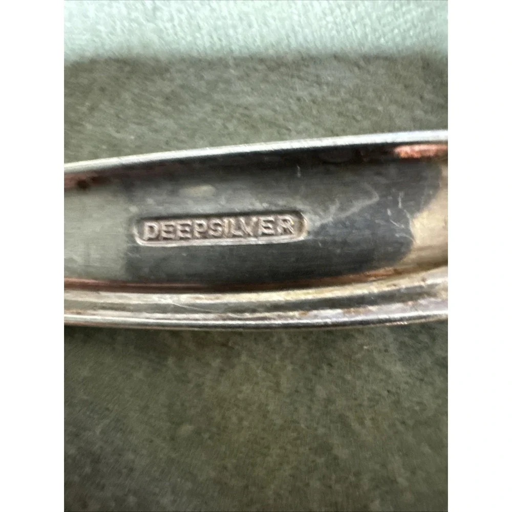 International Holmes Edwards WOODSONG Silverplate Cold Meat Serving Fork 1958 9